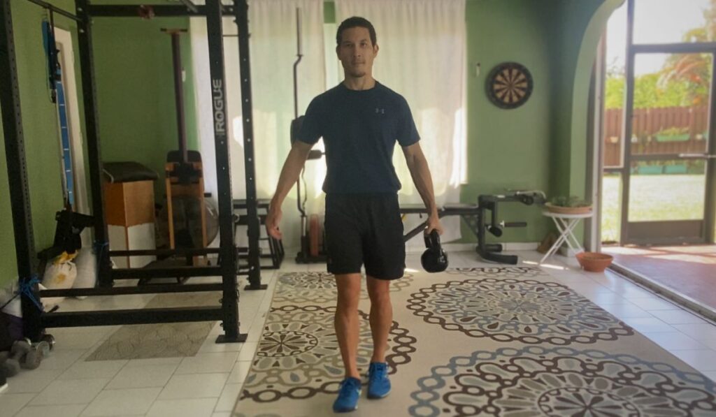 The suitcase carry is an exercise that strengthens the core as an anti lateral flexion exercise.